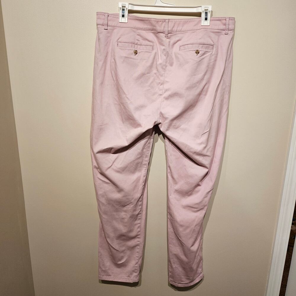 J. Jill Size 14 Light Pink Straight Leg Pants - Picture 2 of 7
